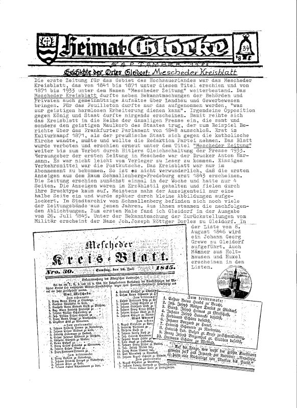 Mescheder Kreisblatt
